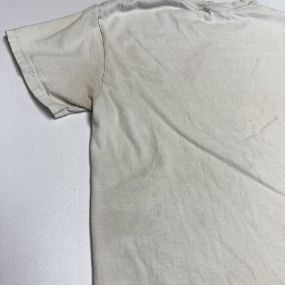 Y2K Style Grunge Cross Shirt Mens Small White Short Sleeve - Picture 11 of 16